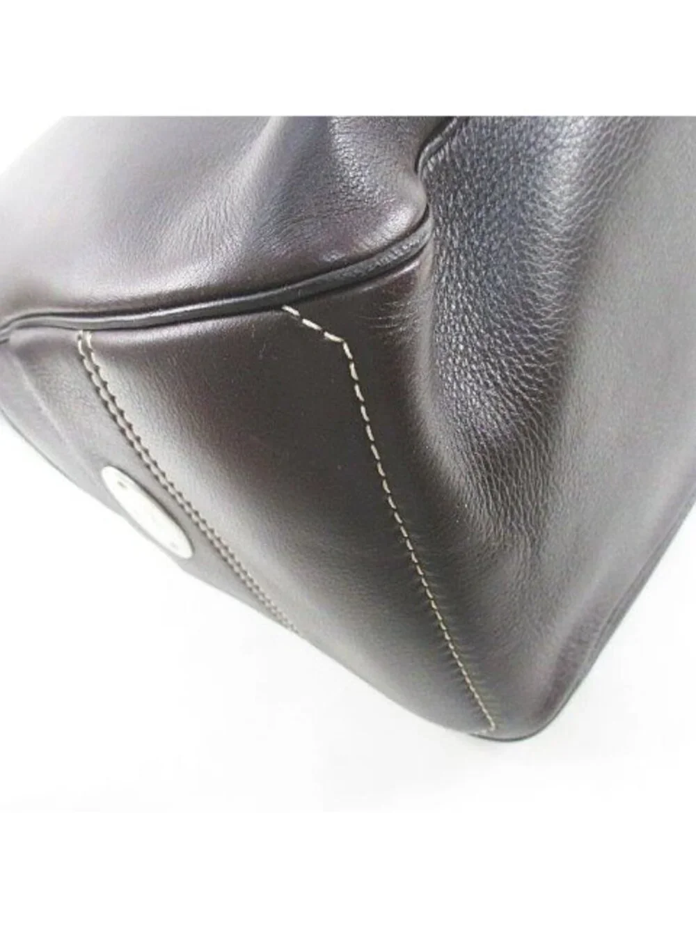 Celine Boogie Tote Brown Leather 46